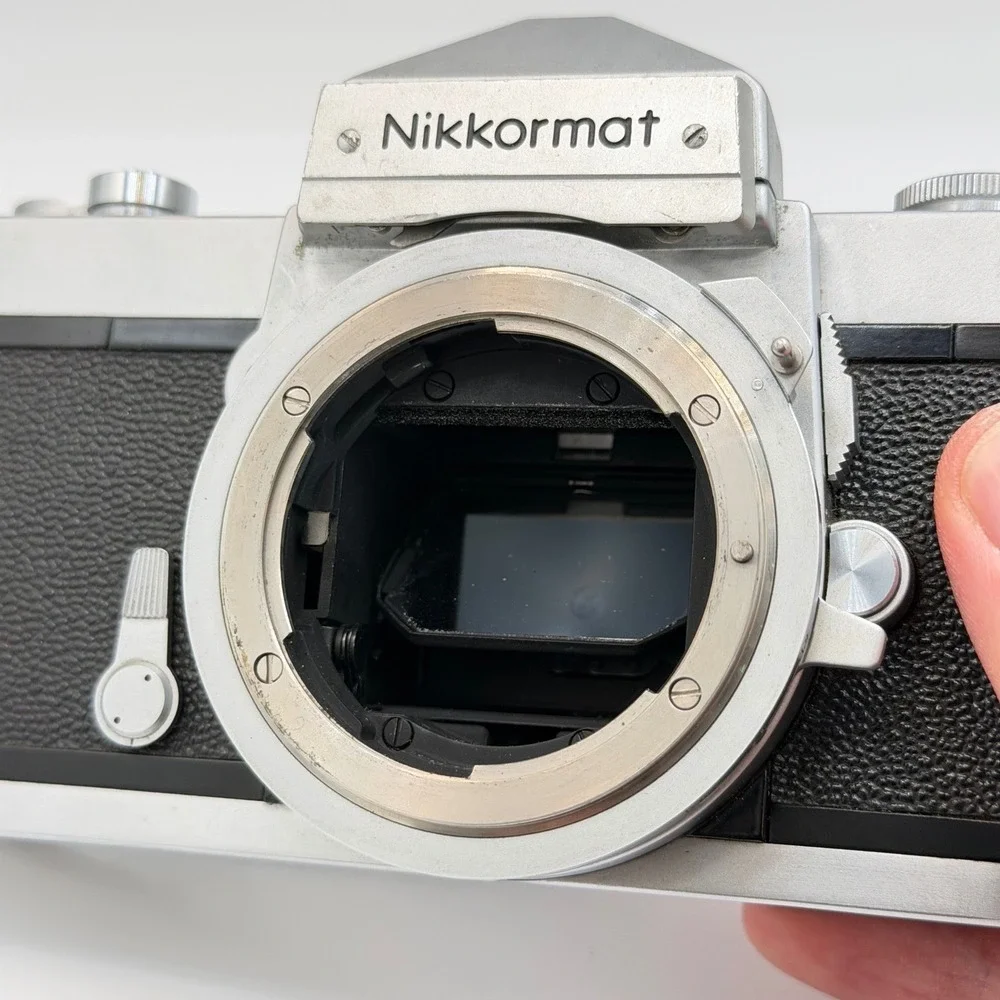 Nikon Nikkormat FTN 35mm SLR Film Camera Body Silver Made in Japan FTN 3678843